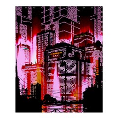 Cybercity Shower Curtain 60  X 72  (medium)  by Sparkle