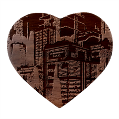 Cybercity Heart Wood Jewelry Box