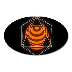 Geometry Oval Magnet by Sparkle