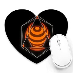 Geometry Heart Mousepad by Sparkle