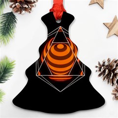 Geometry Christmas Tree Ornament (two Sides) by Sparkle