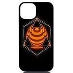 Geometry iPhone 14 Black UV Print Case Front