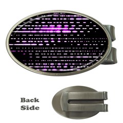 Purplestars Money Clips (oval)  by Sparkle