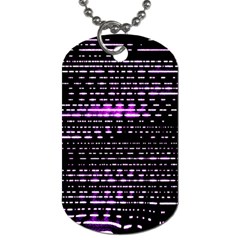 Purplestars Dog Tag (one Side) by Sparkle