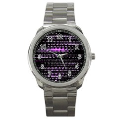 Purplestars Sport Metal Watch by Sparkle