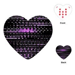 Purplestars Playing Cards Single Design (heart)