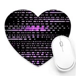 Purplestars Heart Mousepad Front