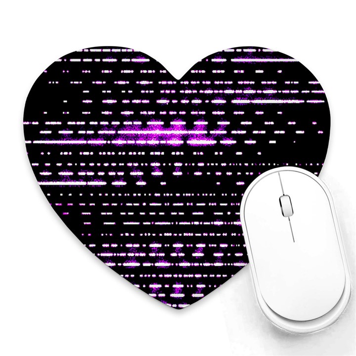 Purplestars Heart Mousepad