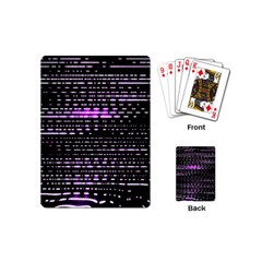 Purplestars Playing Cards Single Design (mini) by Sparkle