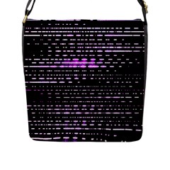 Purplestars Flap Closure Messenger Bag (l) by Sparkle