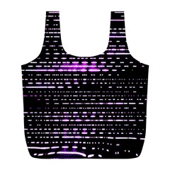 Purplestars Full Print Recycle Bag (l) by Sparkle