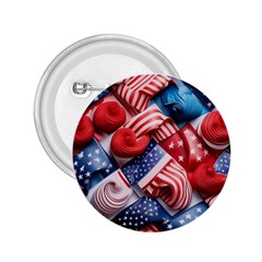 Us Presidential Election Colorful Vibrant Pattern Design  2 25  Buttons by dflcprintsclothing