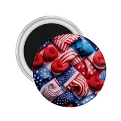 Us Presidential Election Colorful Vibrant Pattern Design  2 25  Magnets by dflcprintsclothing