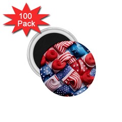 Us Presidential Election Colorful Vibrant Pattern Design  1 75  Magnets (100 Pack)  by dflcprintsclothing