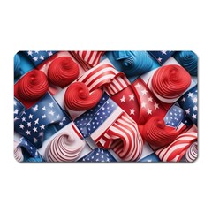 Us Presidential Election Colorful Vibrant Pattern Design  Magnet (rectangular) by dflcprintsclothing