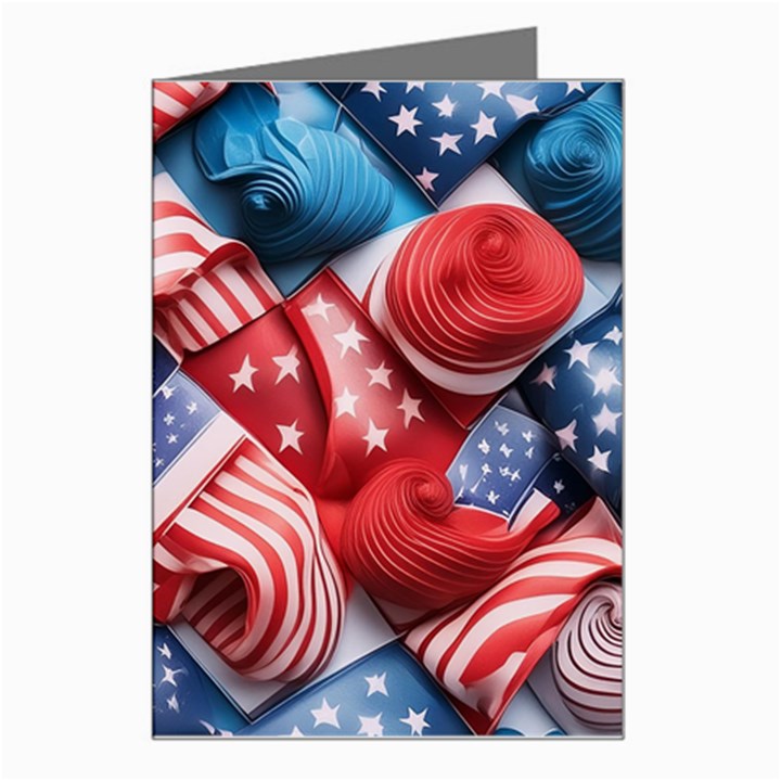 Us presidential election colorful vibrant pattern design  Greeting Card