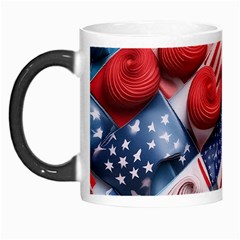 Us Presidential Election Colorful Vibrant Pattern Design  Morph Mug