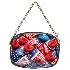 Us Presidential Election Colorful Vibrant Pattern Design  Chain Purse (two Sides) by dflcprintsclothing