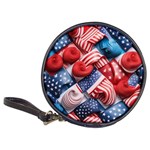 Us presidential election colorful vibrant pattern design  Classic 20-CD Wallets Front