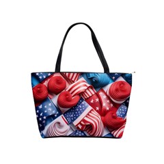 Us Presidential Election Colorful Vibrant Pattern Design  Classic Shoulder Handbag by dflcprintsclothing