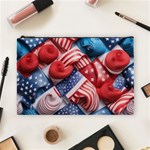 Us presidential election colorful vibrant pattern design  Cosmetic Bag (Large) Front