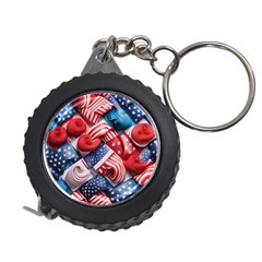 Us Presidential Election Colorful Vibrant Pattern Design  Measuring Tape by dflcprintsclothing