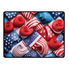 Us Presidential Election Colorful Vibrant Pattern Design  Fleece Blanket (small) by dflcprintsclothing