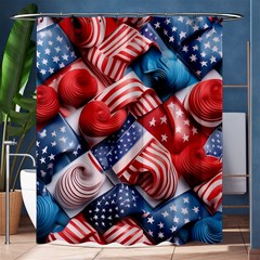 Us Presidential Election Colorful Vibrant Pattern Design  Shower Curtain 60  X 72  (medium) 