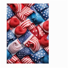 Us Presidential Election Colorful Vibrant Pattern Design  Large Garden Flag (two Sides) by dflcprintsclothing