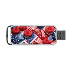 Us Presidential Election Colorful Vibrant Pattern Design  Portable Usb Flash (two Sides) by dflcprintsclothing