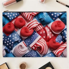 Us Presidential Election Colorful Vibrant Pattern Design  Cosmetic Bag (xxxl) by dflcprintsclothing