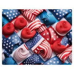 Us Presidential Election Colorful Vibrant Pattern Design  Two Sides Premium Plush Fleece Blanket (teen Size) by dflcprintsclothing