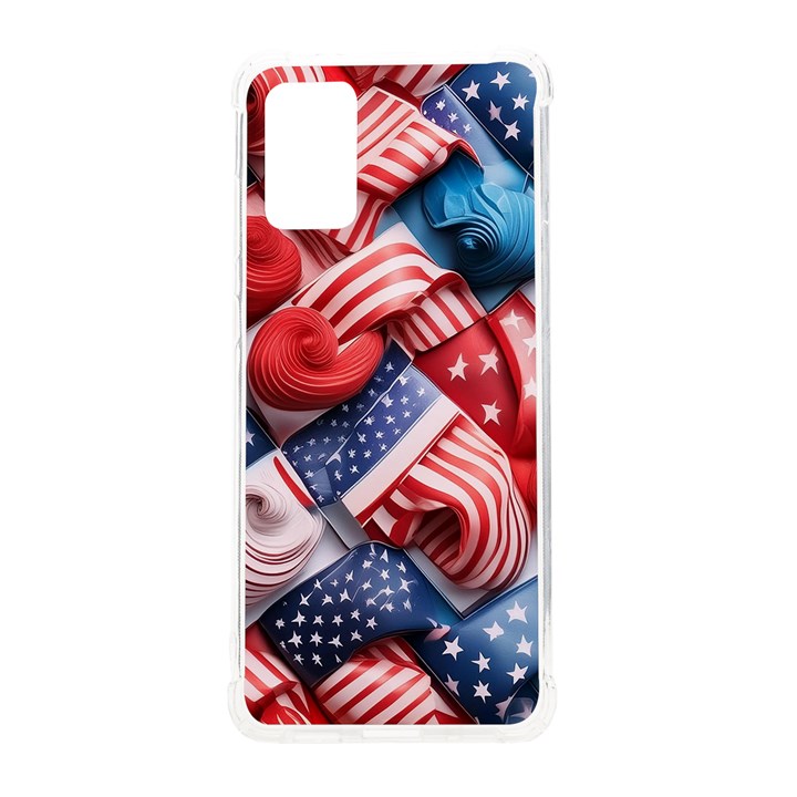 Us presidential election colorful vibrant pattern design  Samsung Galaxy S20 Plus 6.7 Inch TPU UV Case