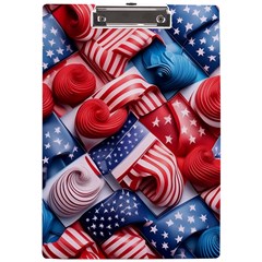 Us Presidential Election Colorful Vibrant Pattern Design  A4 Acrylic Clipboard by dflcprintsclothing