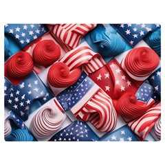 Us Presidential Election Colorful Vibrant Pattern Design  Two Sides Premium Plush Fleece Blanket (baby Size) by dflcprintsclothing