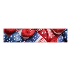 Us Presidential Election Colorful Vibrant Pattern Design  Velvet Scrunchie