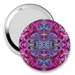 Fuchsia Blend June 3  Handbag Mirrors by kaleidomarblingart