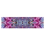 Fuchsia Blend June Oblong Satin Scarf (16  x 60 ) Front