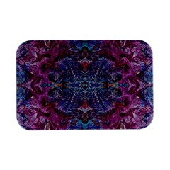 Fuchsia Blend June Open Lid Metal Box (silver)   by kaleidomarblingart