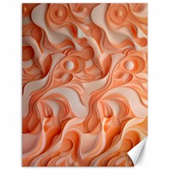 Peach Fuzz Elegant Print Abstract Design Canvas 18  X 24  by dflcprintsclothing