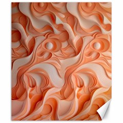 Peach Fuzz Elegant Print Abstract Design Canvas 20  X 24  by dflcprintsclothing