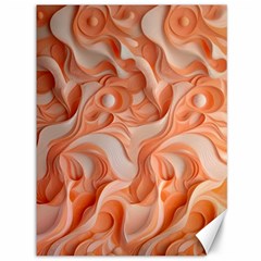 Peach Fuzz Elegant Print Abstract Design Canvas 36  X 48  by dflcprintsclothing