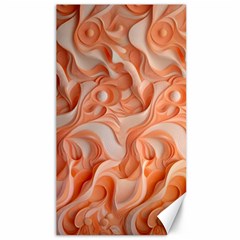 Peach Fuzz Elegant Print Abstract Design Canvas 40  X 72 