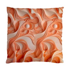 Peach Fuzz Elegant Print Abstract Design Standard Cushion Case (one Side)