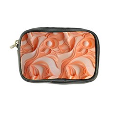 Peach Fuzz Elegant Print Abstract Design Coin Purse by dflcprintsclothing