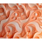 Peach Fuzz Elegant Print Abstract Design Deluxe Canvas 14  x 11  (Stretched) 14  x 11  x 1.5  Stretched Canvas