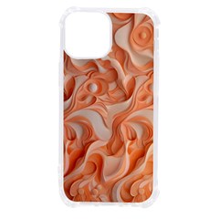 Peach Fuzz Elegant Print Abstract Design Iphone 13 Mini Tpu Uv Print Case