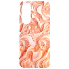 Peach Fuzz Elegant Print Abstract Design Samsung Galaxy S24 Plus 6 7 Inch Black Tpu Uv Case by dflcprintsclothing