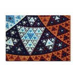 Fractal Triangle Geometric Abstract Pattern Sticker A4 (100 pack) Front