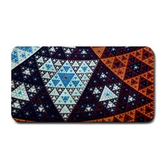 Fractal Triangle Geometric Abstract Pattern Medium Bar Mat by Cemarart